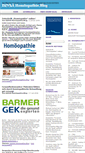 Mobile Screenshot of dzvhae-homoeopathie-blog.de